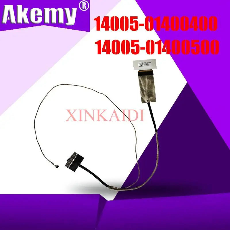 

Video screen Flex For ASUS Y483L R455L A455L X455L F455L K455L A454L X455LD X454 laptop LCD LED LVDS cable 14005-01400500 40 Pin