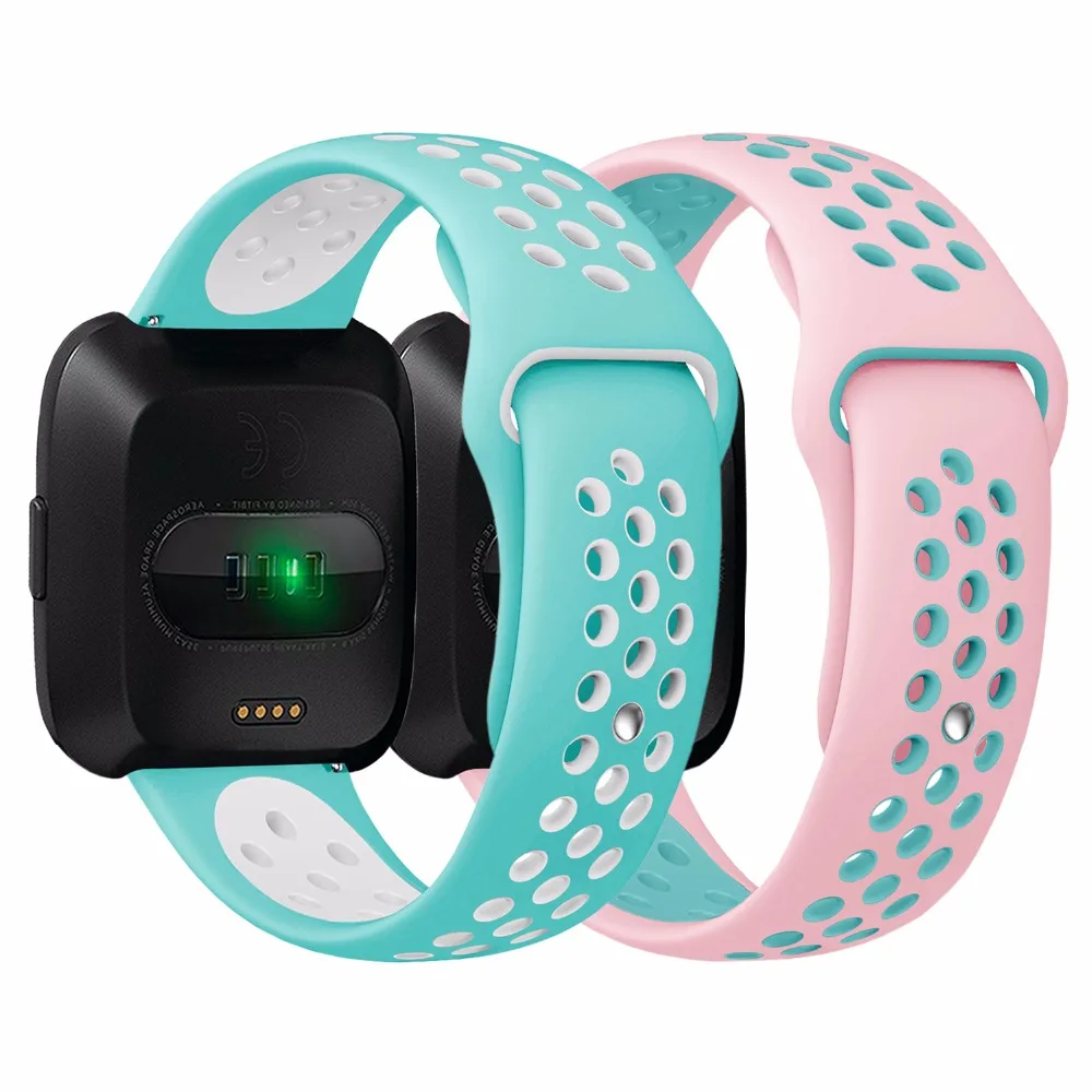 Bemorcabo для Fitbit Versa полосы, 2 шт. 3 шт. спортивный силиконовый сменный дышащий ремешок для Fitbit Versa Смарт фитнес-часы