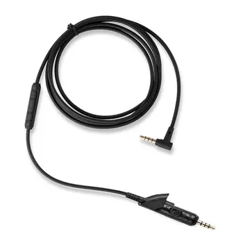 

Wantek Replacement Audio Cable Cord for Bose QC15 QuietComfort 15 Headphones with In-Line MIC Remote Control
