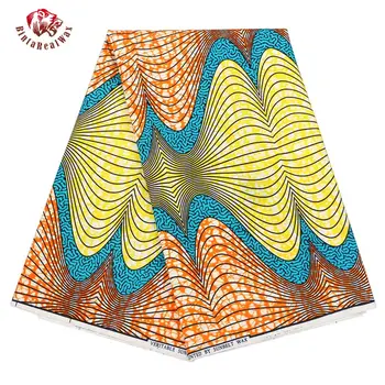 

Ankara African Polyester Wax Prints Fabric 2019 Binta Real Wax High Quality 6 yards African Fabric for Party Dress FP6169