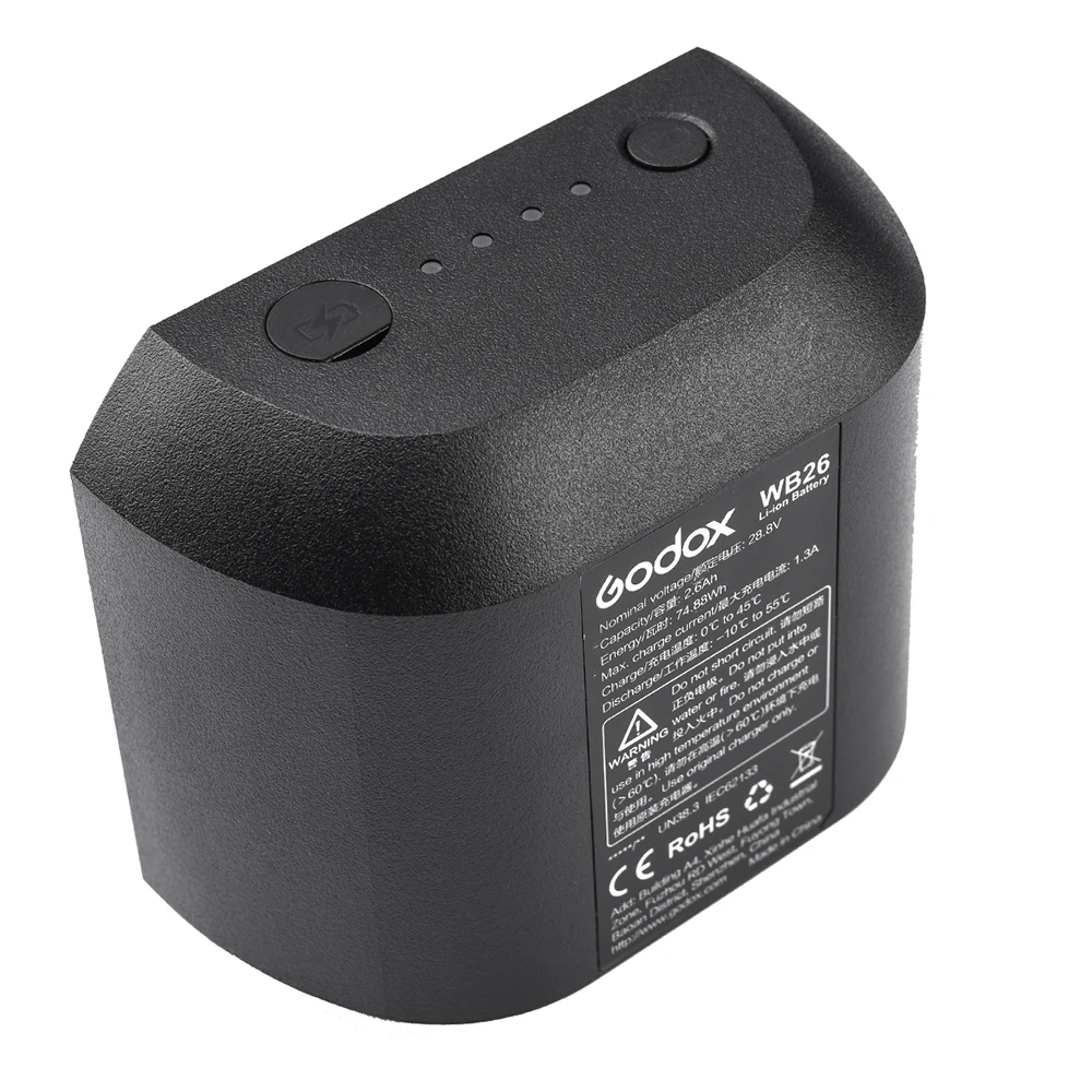 Godox AD600 Pro WITSTRO All-in-One Outdoor Flash AD600Pro Li-on Battery TTL HSS with Built-in Godox 2.4G Wireless X System (16)