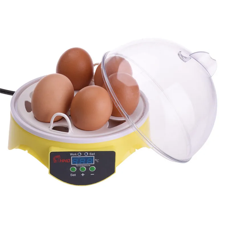 New Mini 7 Egg Incubator Poultry Incubator Brooder Digital Temperature Hatchery Egg Incubator Hatcher Chicken Duck Bird Pigeon New Mini 7 Egg Incubator Poultry Incubator Brooder Digital Temperature Hatchery Egg Incubator Hatcher Chicken Duck Bird Pigeon