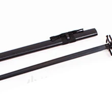 S0461 Блич Ичиго Куросаки TENSA ZANGETSU ZANPAKUTO меч с прямым черным лезвием 41"