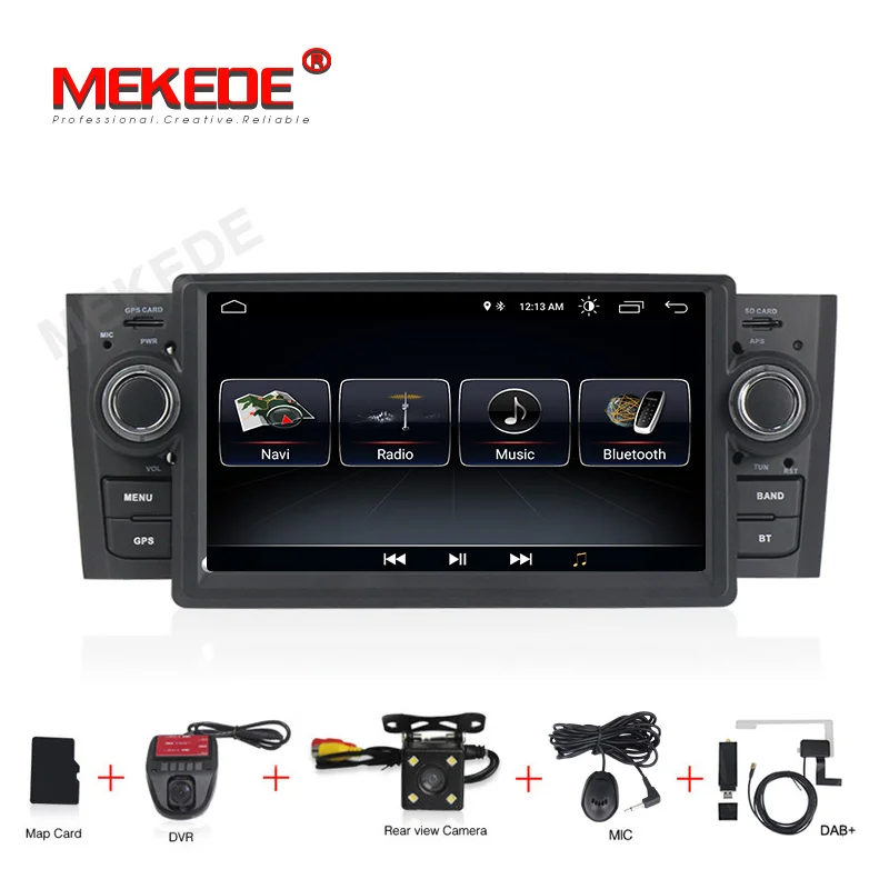 

MEKEDE Android 9.1 8.1 Car Radio Multimedia Video Player Navigation GPS For Fiat Grande Punto Linea 2006 Accessories Sedan dvd