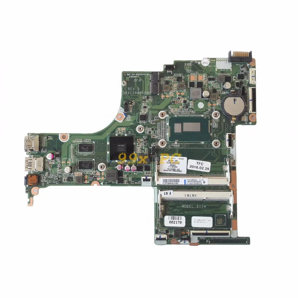 LAOKE для hp Pavilion 15-AB Материнская плата ноутбука SR1EB W/I7-4510U Процессор 841911-001 DAX12AMB6D0 W/940 M 2 GB GPU DDR3 Тесты ok