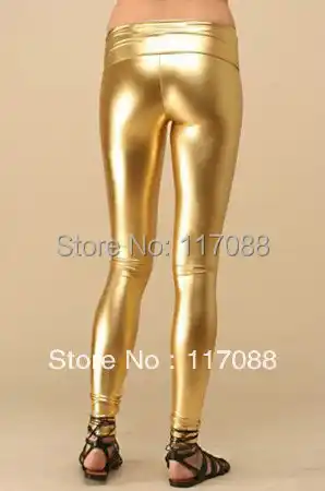 golden jeggings