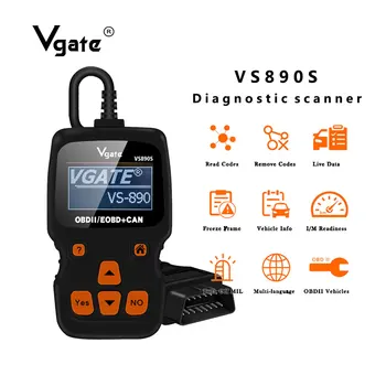 

Vgate VS890S obd2 Diagnostic Tool OBD2 OBD 2 Engine Fault Code Reader Analyzer VS 890S SCAN TOOL Free shipping