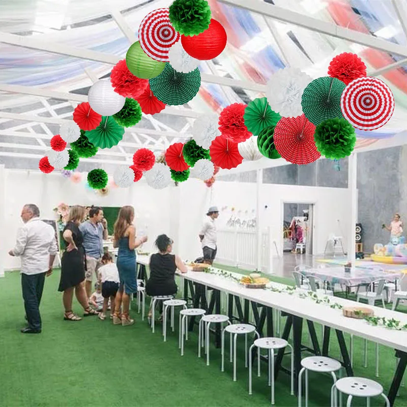 Paper fans flowers 5