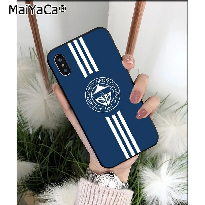 MaiYaCa Турция Fenerbahce футбол Силиконовый ТПУ мягкий черный чехол для телефона iPhone 5 5Sx