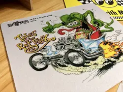 Одна деталь сказки Rakuten Rat Fink RF Ratfink Мышь pad mooneyes go с Луной высокое качество