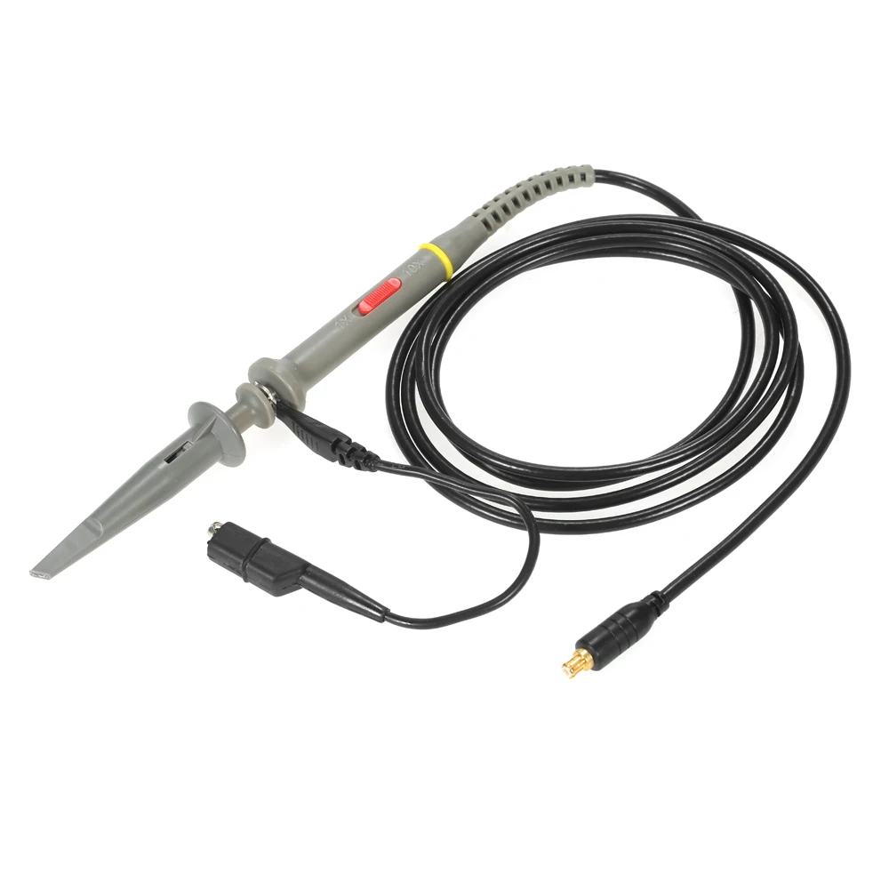 

Portable Digital osciloscopio 1X 10X 60MHz MCX Oscilloscope Probe Alligator Clip Test Probe for DSO Nano Quard