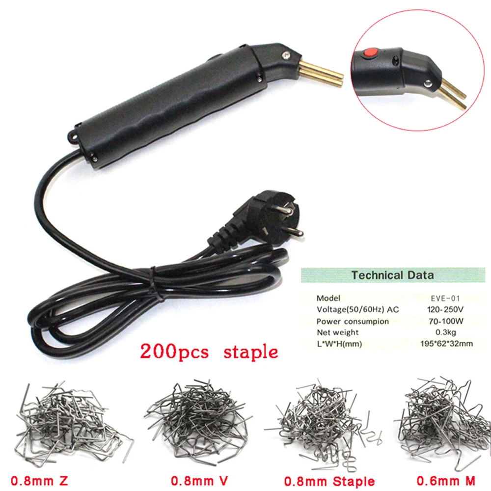 EU Plug Auto Plastic Repair Kit Professional Car Bumper Repair Machine