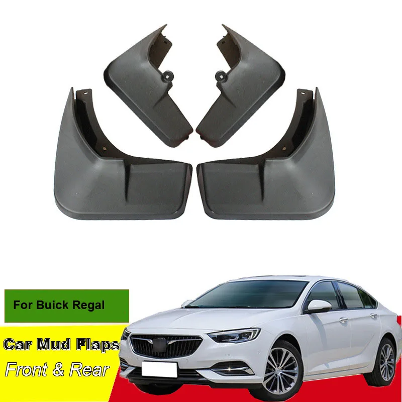 

Tommia For Buick Regal Car Mud Flaps Splash Guard Mudguard Mudflaps 4pcs ABS Front & Rear Fender