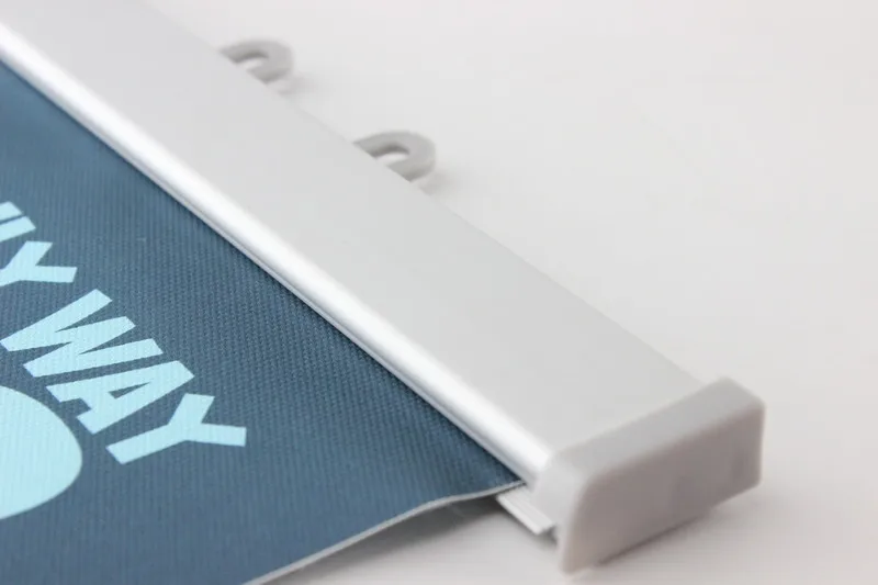 50cm aluminium banner snap frame poster hanger strip photo holder clip railsin Frame from Home