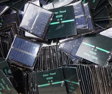 BUHESHUI Wholesale 0.6W 5.5V Solar Cell Polycrystalline Solar Panel DIY Solar Toy Education Solar Charger 65*65*3MM 1000pcs