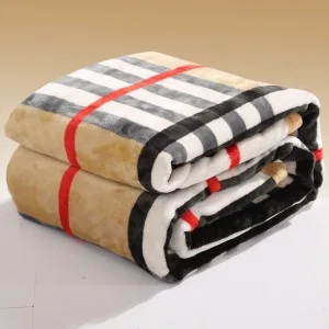 queen king England plaid Flannel Blanket On The Bed Very Smooth Queen Size Blanket For Bed Coral Bed Cover travel / sofa / sleep