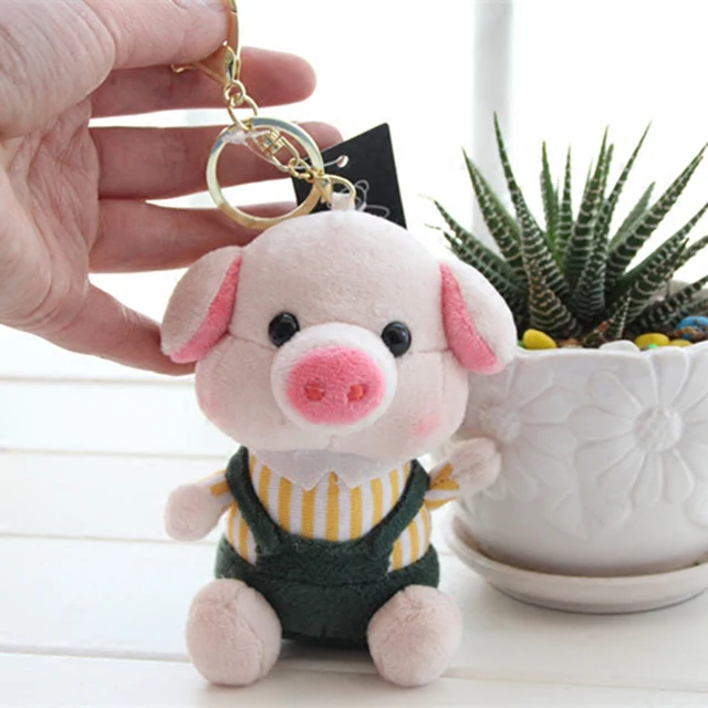 Buy Cute 10cm Fragrance Pig Keychain Fabric Art Plush