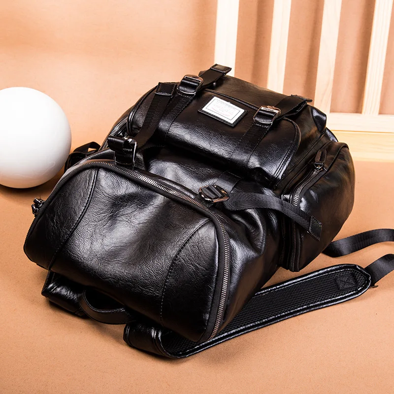 

High Quality Backpack New Korean Version Of Men's Shoulder Bag Computer Bag Leisure Trend Backpack Large Capacity Travel Shoulde