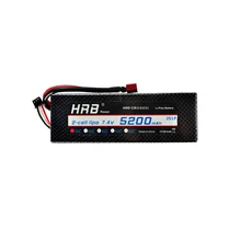 

Free Shipping HRB Wholesale Price 7.4V 5200mah 30C Max 50C Toys & Hobbies For Helicopters RC Models Li-polymer Battery