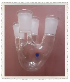 

100ml,24/40,Round Bottom Glass Flask,4-neck,Boro Lab Boiling Bottle,Four necks