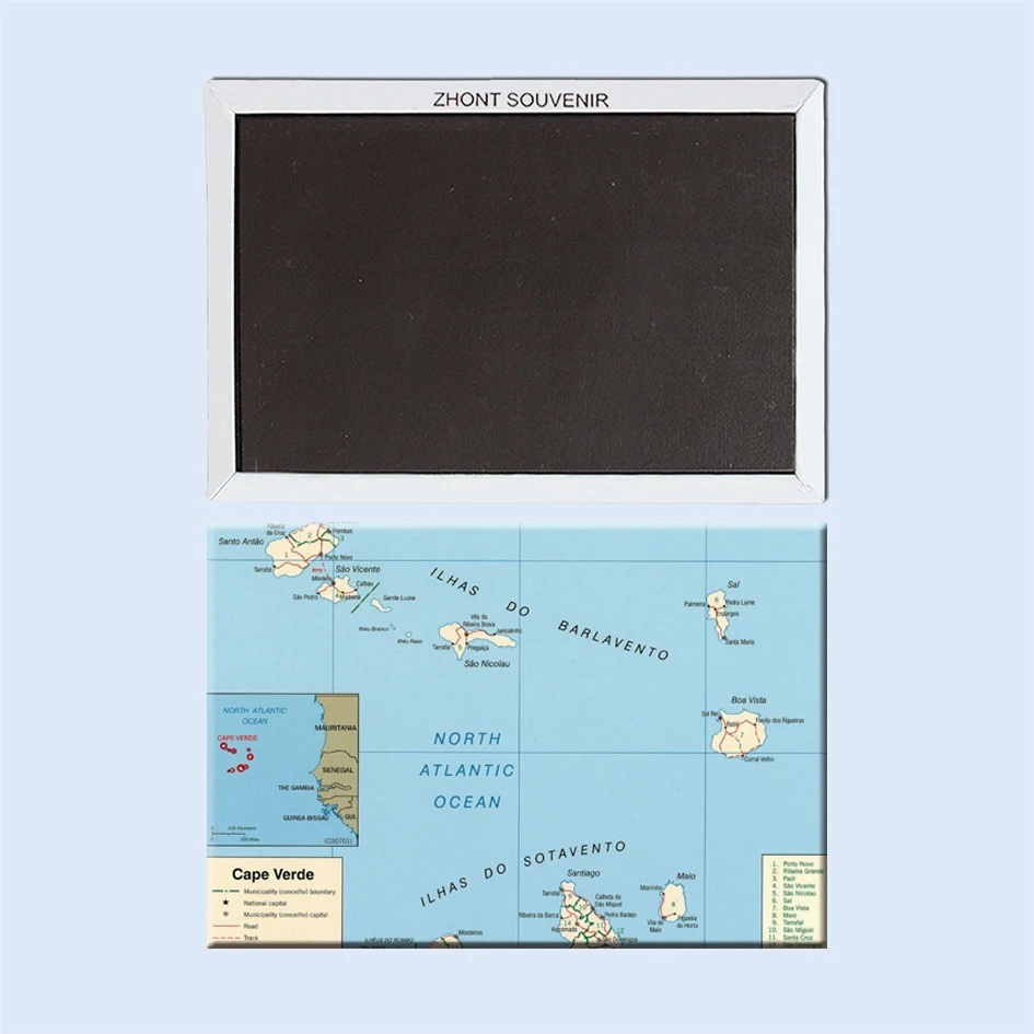

detailed-political-and-administrative-map-of-cape-verde Fridge Magnets 22182