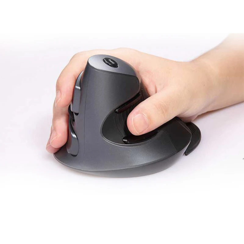 

Delux M618 wireless 2.4Ghz MOUSE ergonomics vertical mouse for PC computer laptop drop with manual