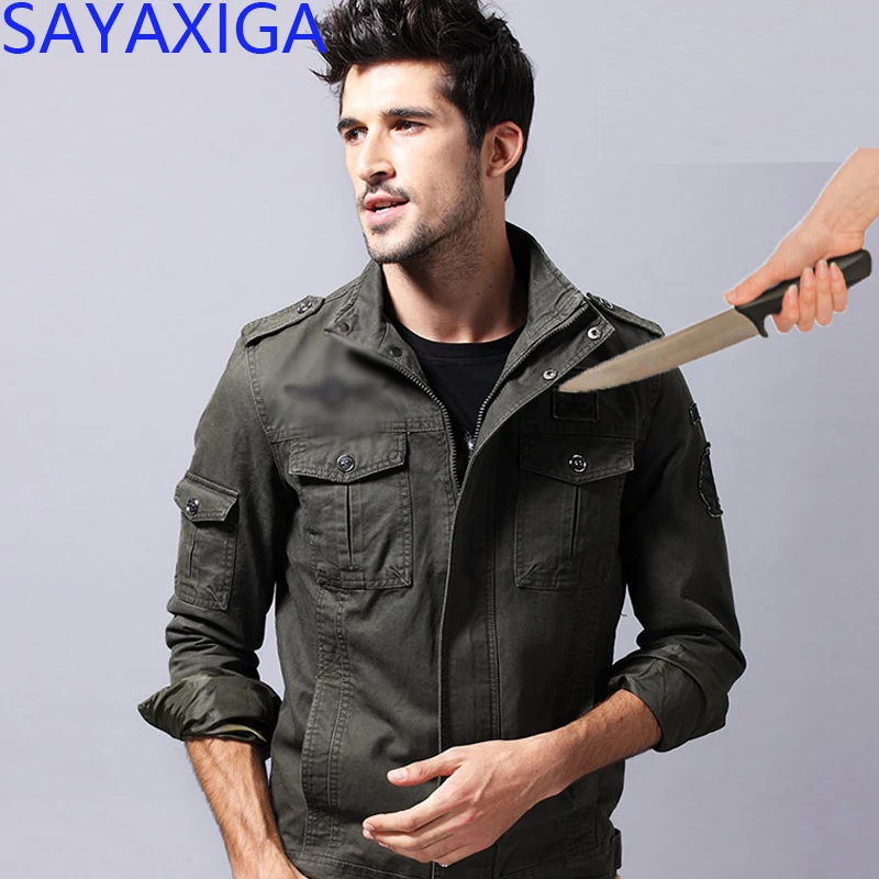 Self Defense Tactical Jackets Anti Cut Anti Knife Cut Resistant Men Jacket Anti Stab Proof