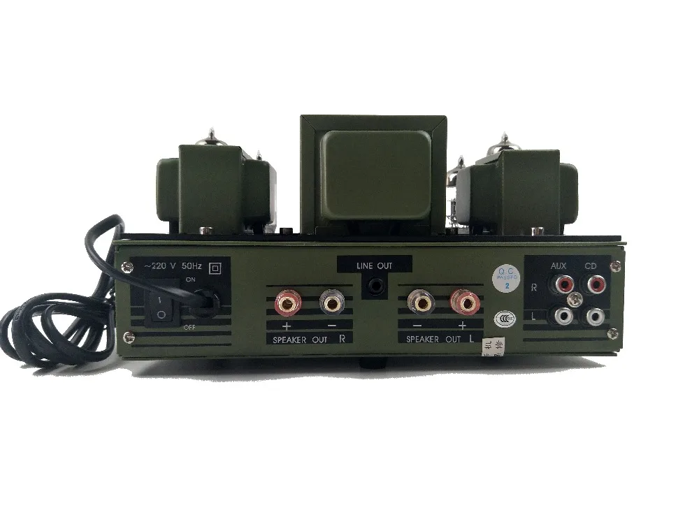 QINPU D 1 6N3 6p1 Интегрированный усилитель чистая вакуумная трубка без