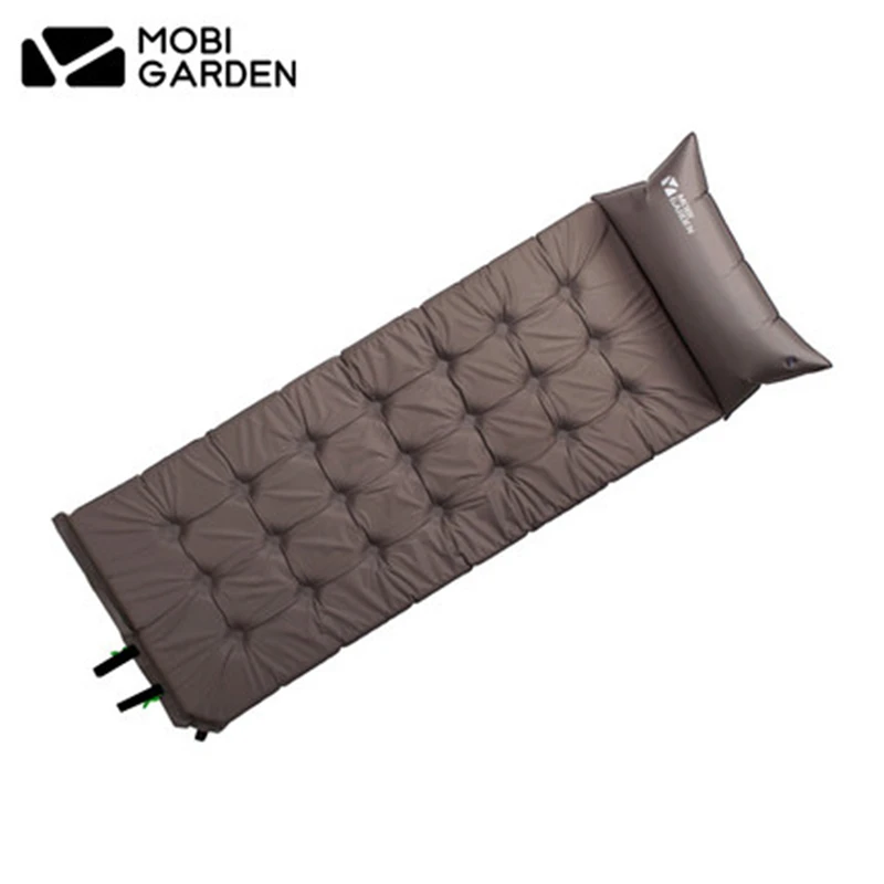 

MOBI GARDEN High Quality Automatic Inflatable Camping Mat Single Person Folding Inflatable Bed Mattress Beach Mat Tourist Mat