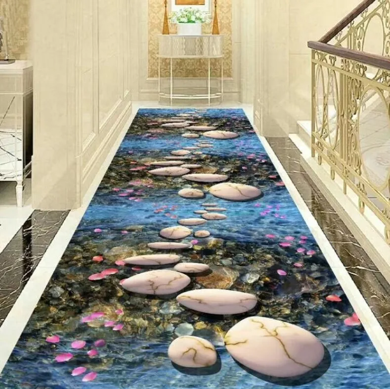 3D Floral Nordic Stair Carpet European Corridor Carpets Hotel Long Aisle Rug Home Entrance/Hallway Doormat Anti-Slip Floor Rugs 3D Floral Nordic Stair Carpet European Corridor Carpets Hotel Long Aisle Rug Home Entrance/Hallway Doormat Anti-Slip Floor Rugs