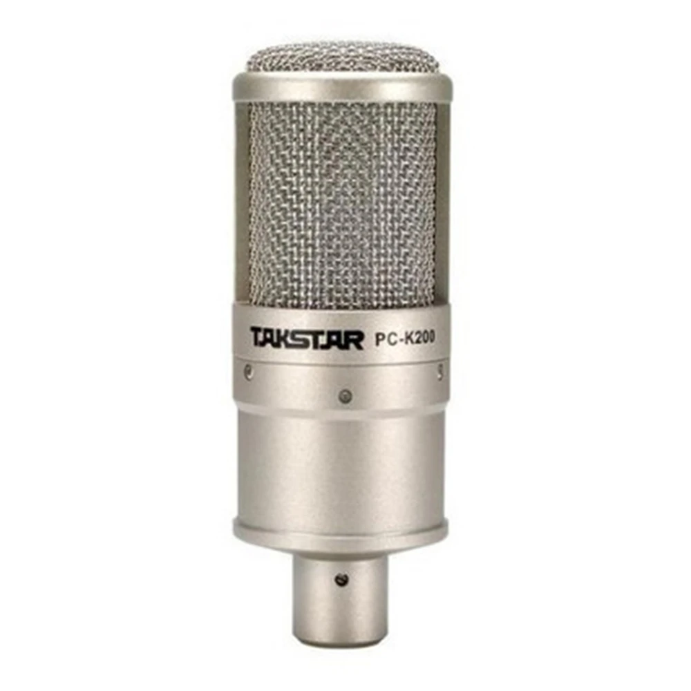 

TAKSTAR PC-K200 Studio Condenser Microphone Professional Recording Music Create Broadcast Capacitor Mic PC & Cell Phone Karaoke