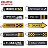 REMOVE BEFORE FLIGHT Novelty Keychain Launch Key Chain Bijoux Keychains for Motorcycles and Cars Key Tag New Embroidery Key Fobs ► Photo 1/6