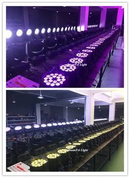 

Free Shipping 16pcs/lot DMX LED par light 18x18w RGBWA UV indoor led light par led stage uplighting