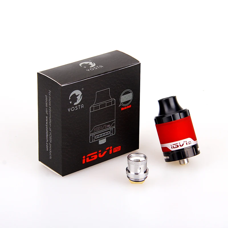 Original Yosta IGVI P2 RDA Tank 4ml Capcity Atomizer 25mm E Cigarette IGVI P2 Tank Vaporizer With Mesh Coil Fits Livepor 160 kit 02