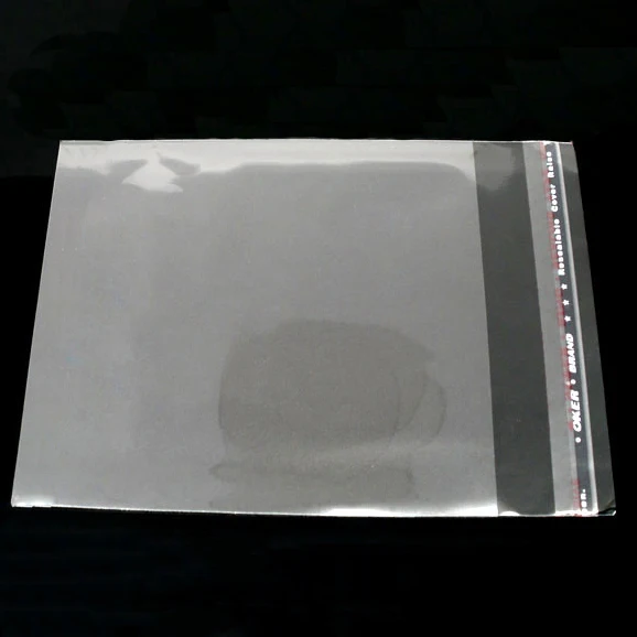 200 прозрачные Самоклеющиеся пластиковые пакеты 14x8 см