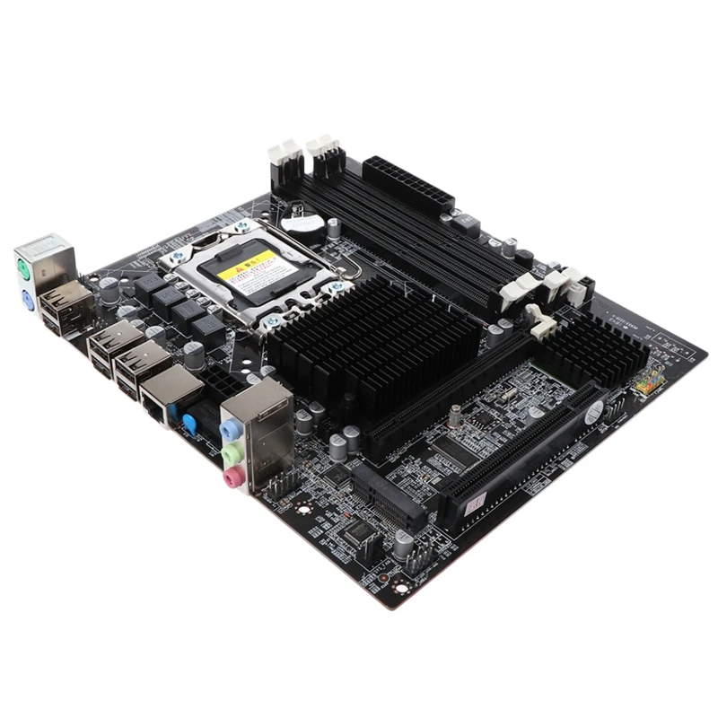 X58 для рабочего стола материнской платы Lga 1366 4 Каналы Ddr3 32Gb оперативной памяти M Sata
