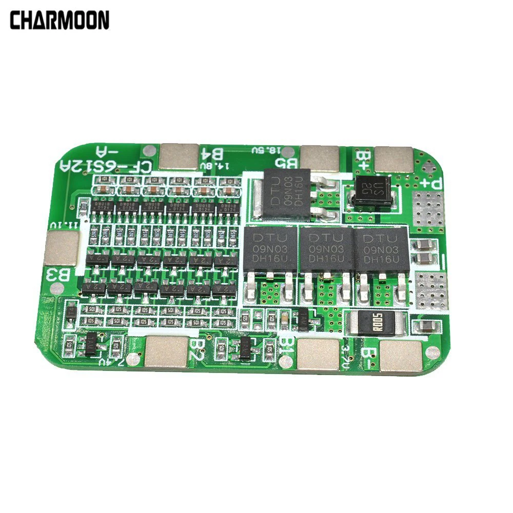 6S 15A 24V PCB плата защиты BMS для 6 пакетов 18650 литий-ионная литиевая батарея сотовый модуль diy kit