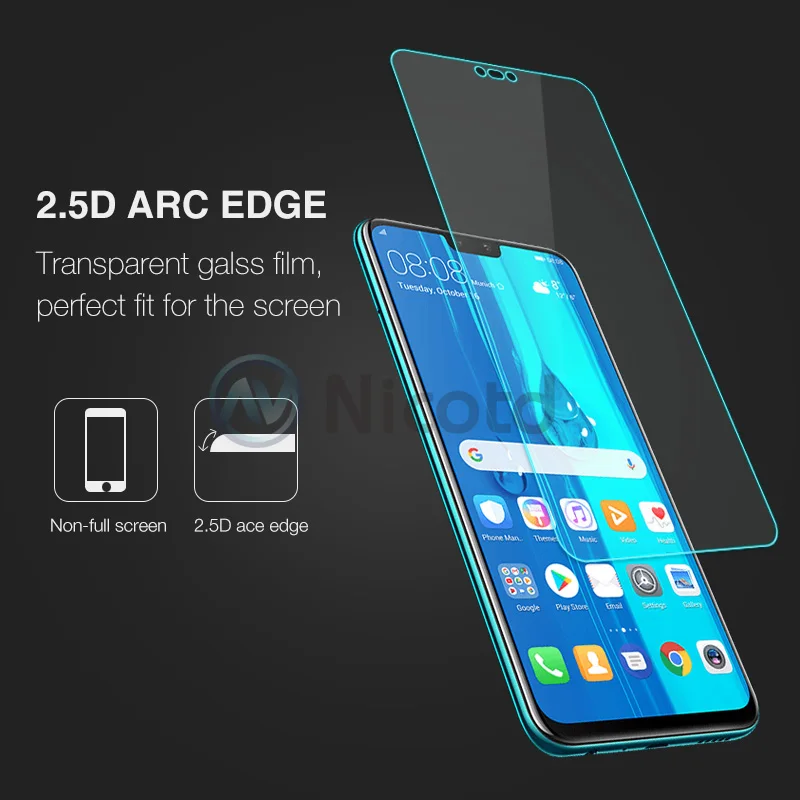 Clear Glass Film For Huawei Mate 20 Lite P Smart P20 Pro P10 Y9 2019 Screen Protector For Huawei Honor 8X 10 Glass Screen Film (1)