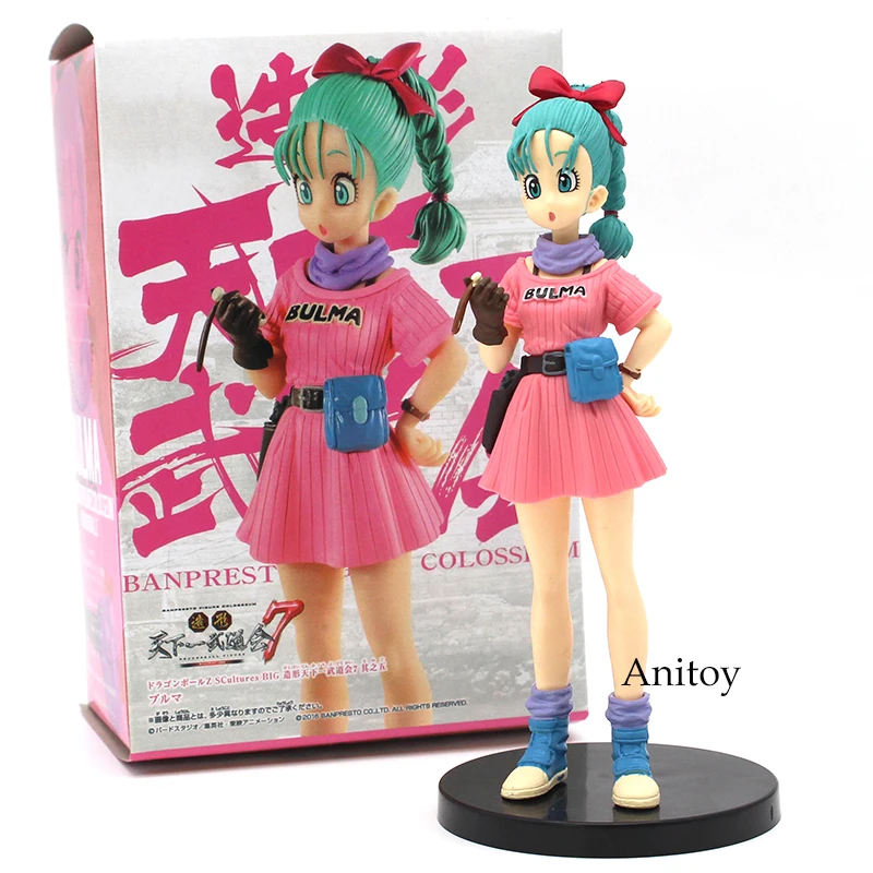 ANIME FIGURE COLOSSEUM IN BOX DRAGON BALL Z// FIGURA BULMA 17 CM