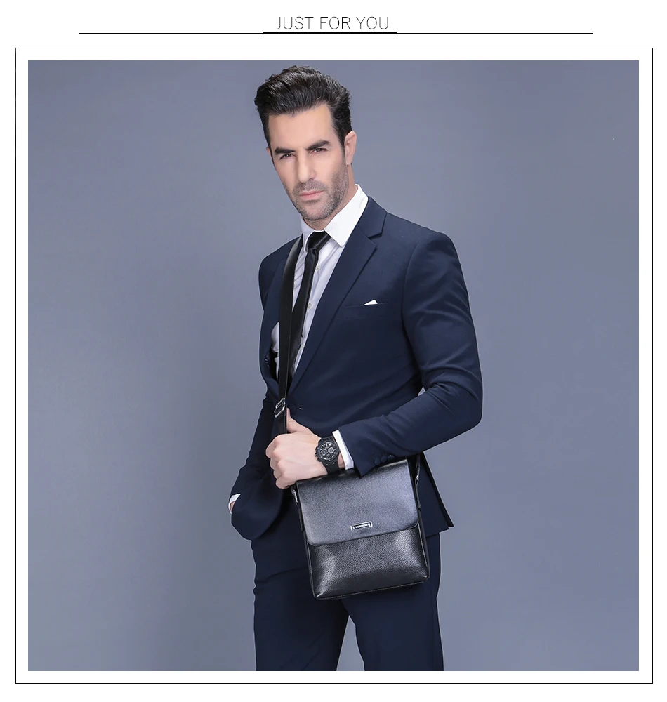VORMOR 2017 Promotion Designers Brand Men's Messenger Bags PU Leather Vintage Men Shoulder Bag Man Crossbody bag 7