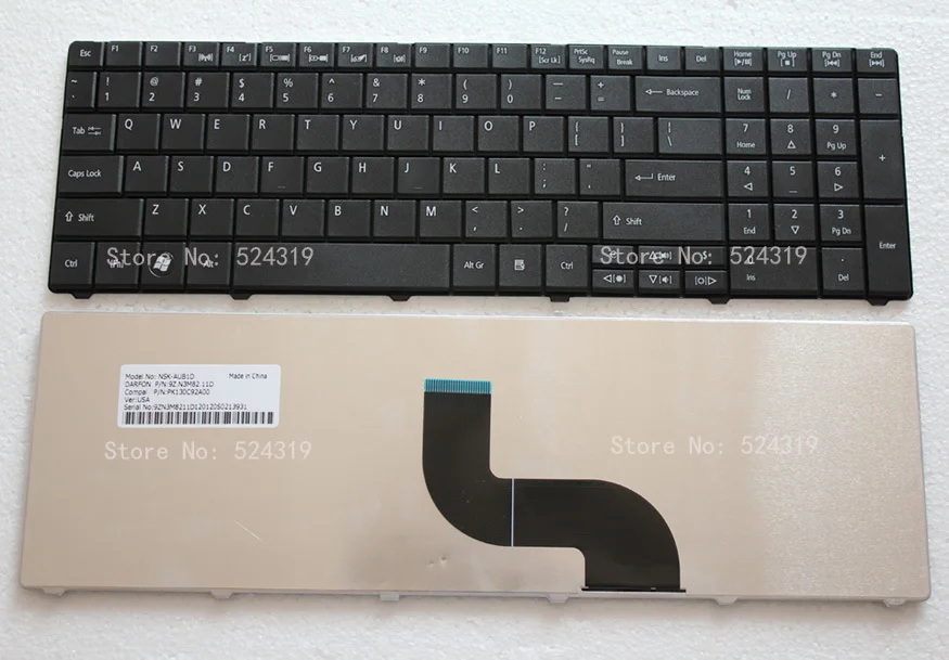 Новая клавиатура для ноутбука Acer E1-521 E1-531 E1-531G E1-571 макет США | Компьютеры и офис