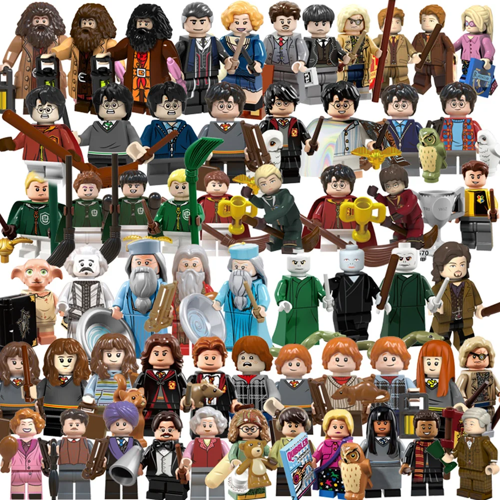 

Legoingly super hero Avengers Harri Potter Batman Hermione figures Bricks Building Blocks compatible Legoed Toys for Children