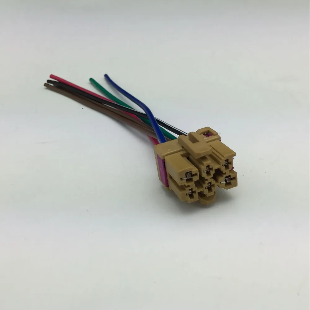 Для VW Passat Audi A4 6 Pin воздуходувка вентилятор вилка подключения соединитель Pigtail 1J0 937