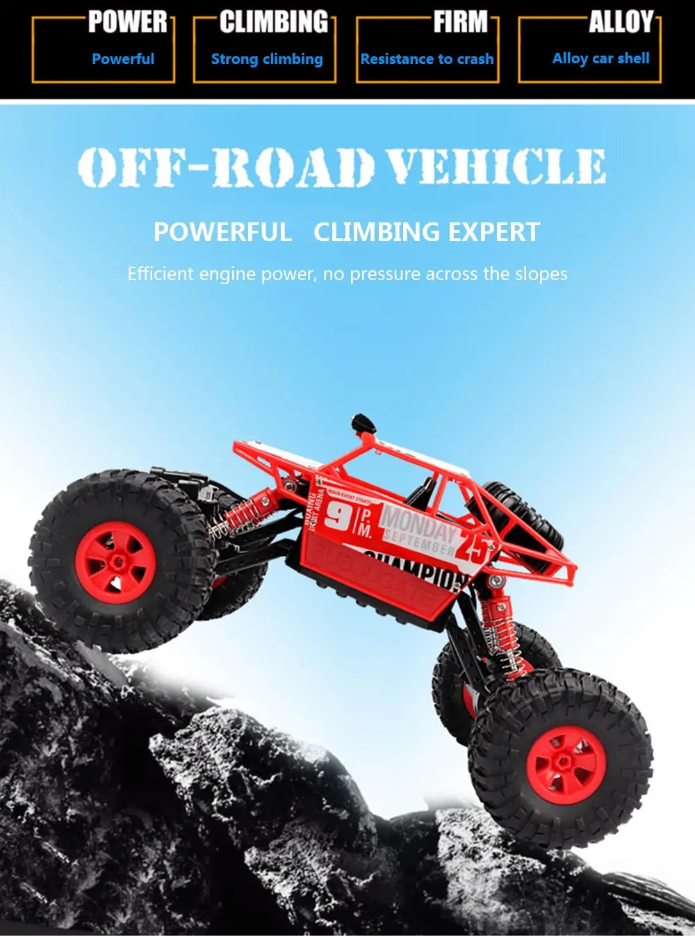 Радиоуправляемый автомобиль 2,4G 4CH Rock Crawlers, вождение автомобиля, Бигфут, автомобиль с дистанционным управлением, модель автомобиля, внедорожный автомобиль, игрушка WLtoys drift