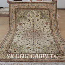 Yilong 6'x9' Восточный тканый шерстяной ковер ручной работы Изысканные шерстяные ковры Индия(1413