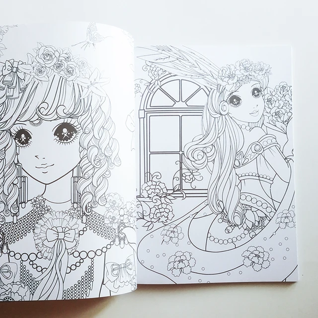 Libro da colorare Sweet Princess per ragazze/bambini/bambini/adulti (144  bella principessa) libro da colorare e libro di attività Libros - AliExpress