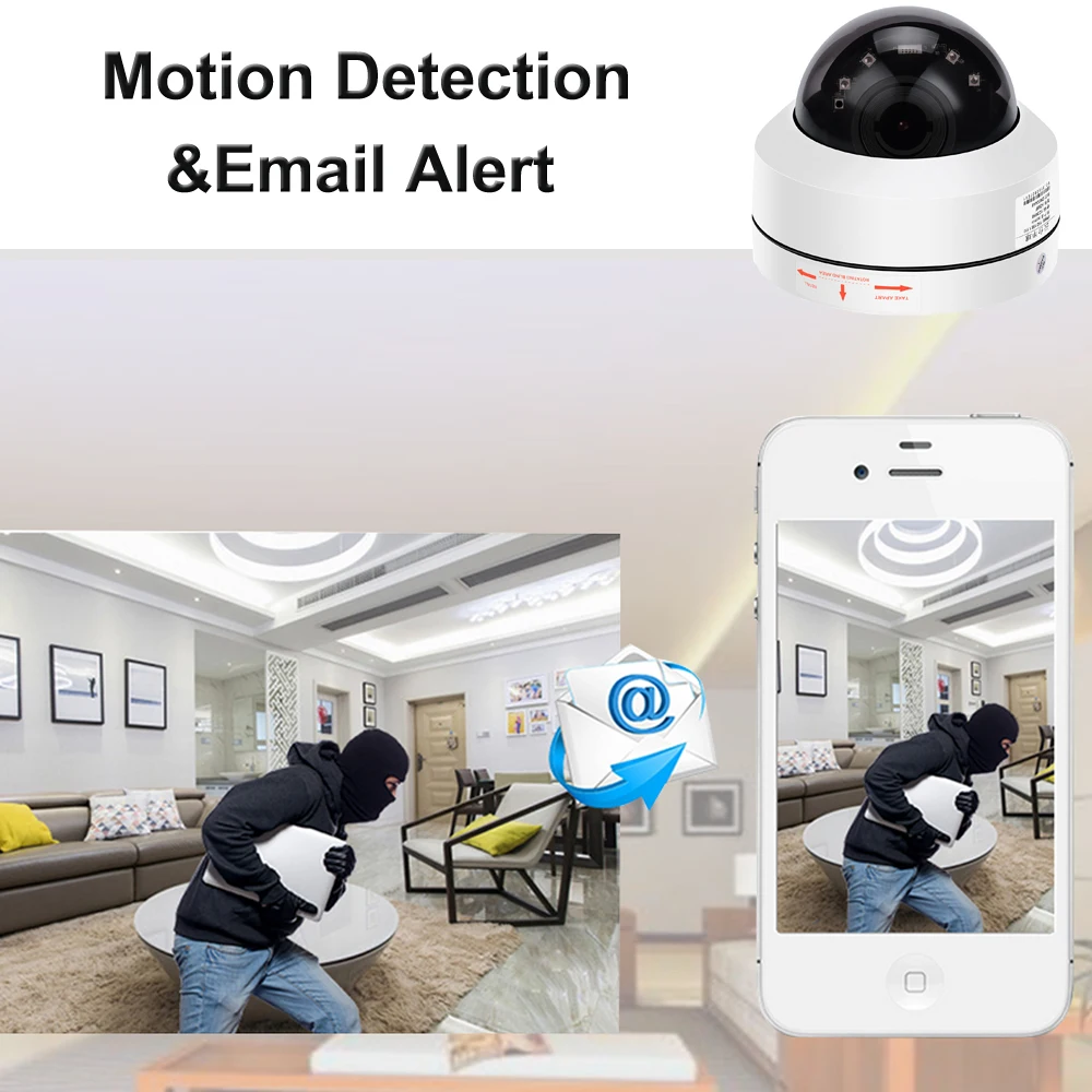 Ip камера Hamrolte PTZ Onvif 5 Мп/2 МП 4x zoom Автофокус (2 8 12 мм) скоростная купольная IP66