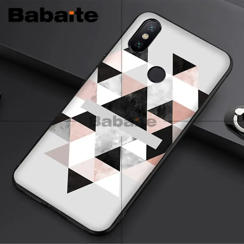Babaite акварель мраморная плитка камень аксессуары для телефона чехол redmi 5plus 5A 6pro 4X