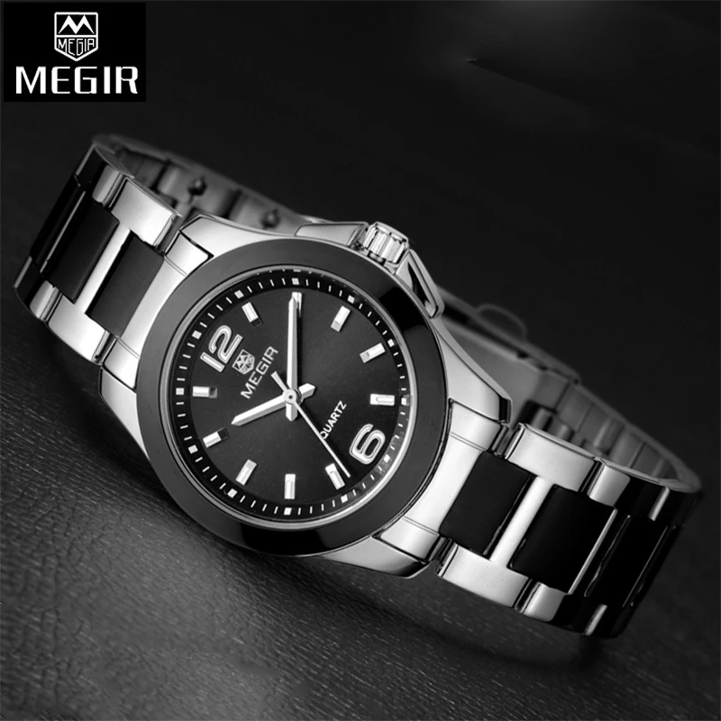 Prix pour Megir Dames Montres 2016 Célèbre Marque Inoxydable Bracelet Montre Femme De Marque Femmes Montres Quartz-Montre Femmes Bracelet Montre Prix pour Megir Dames Montres 2016 Célèbre Marque Inoxydable Bracelet Montre Femme De Marque Femmes Montres Quartz-Montre Femmes Bracelet Montre