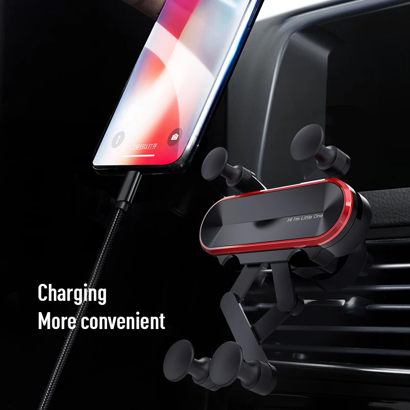 Гравитационный Автомобильный держатель для телефона, автомобильный держатель на вентиляционное отверстие, без магнитного держателя для мобильного телефона, gps подставка для iPhone XS MAX Xiaomi